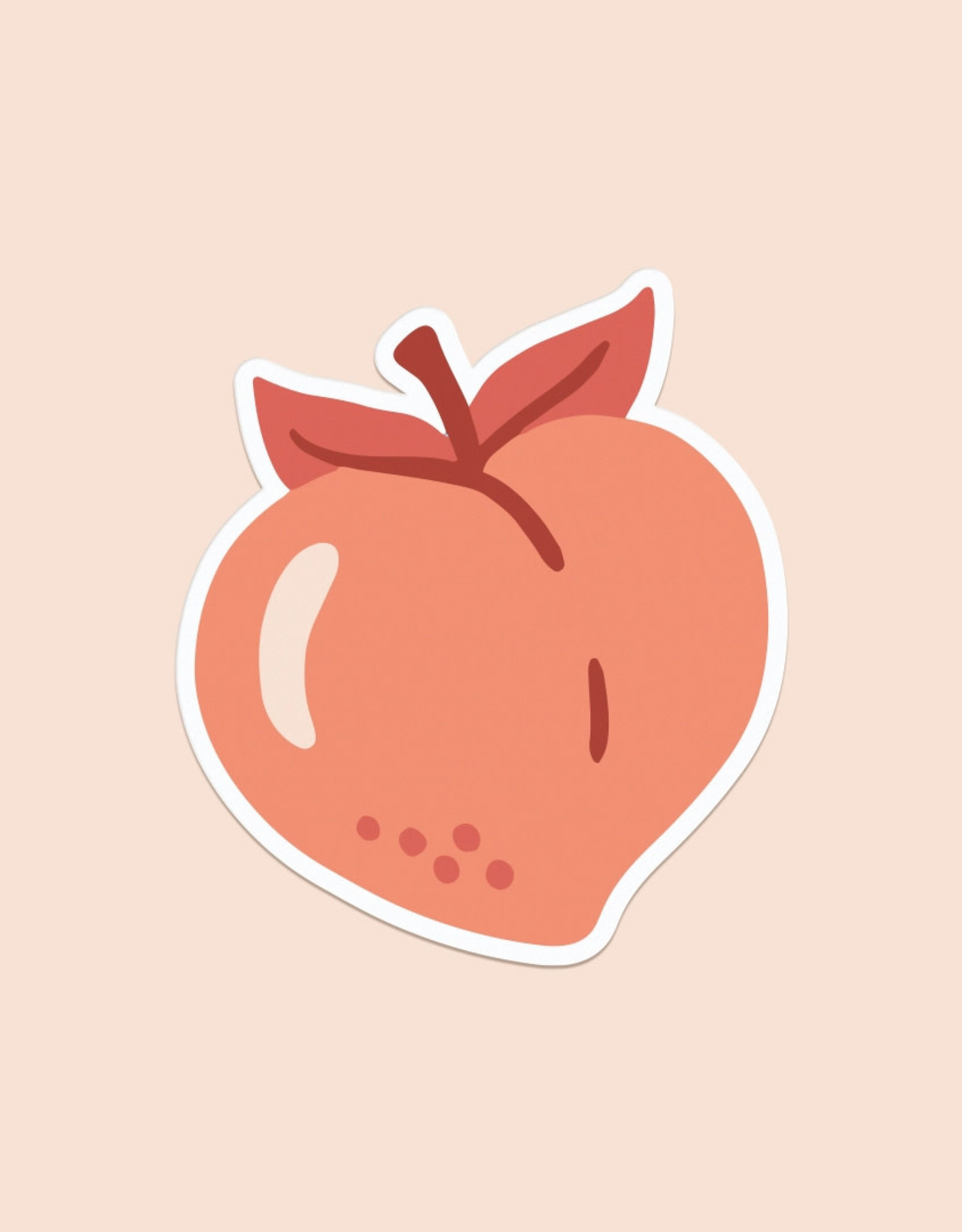 A Fink & Ink Juicy Peach Sticker