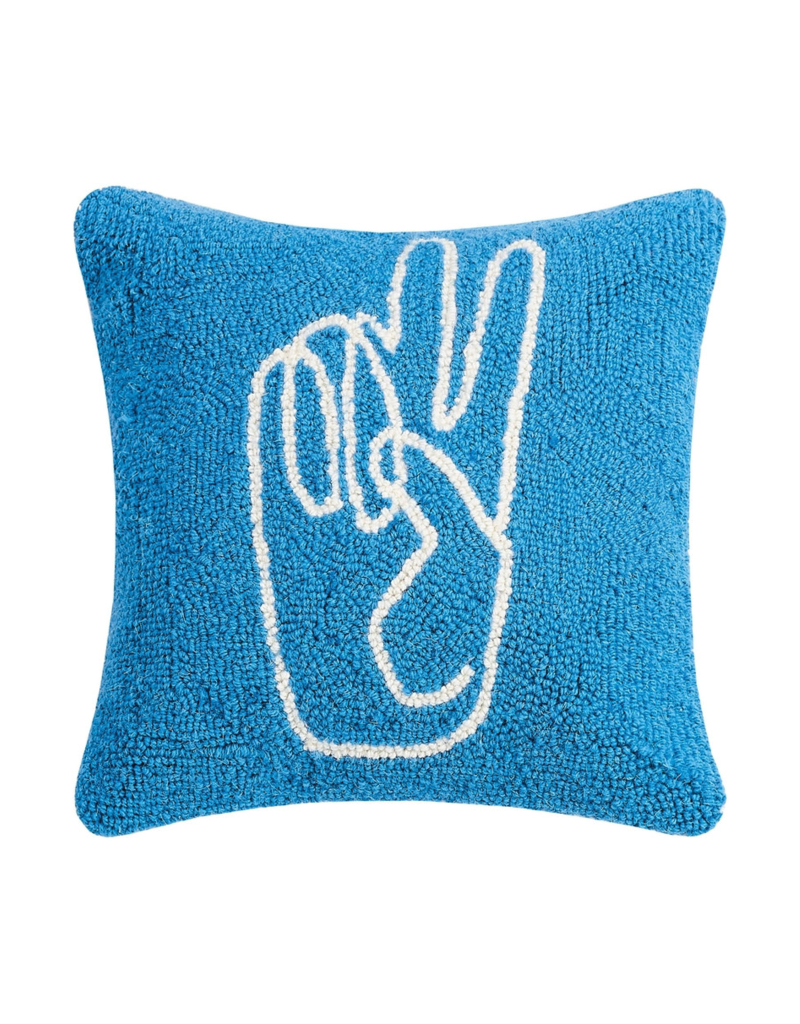 Peking Handicraft Peace Hand Hook Pillow