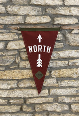 Comet North Canvas Pennant - Red