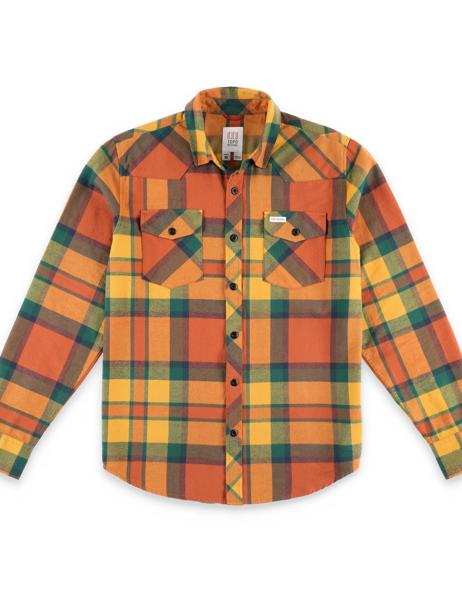 Mountain Shirt - Brick / Mustard - Scout