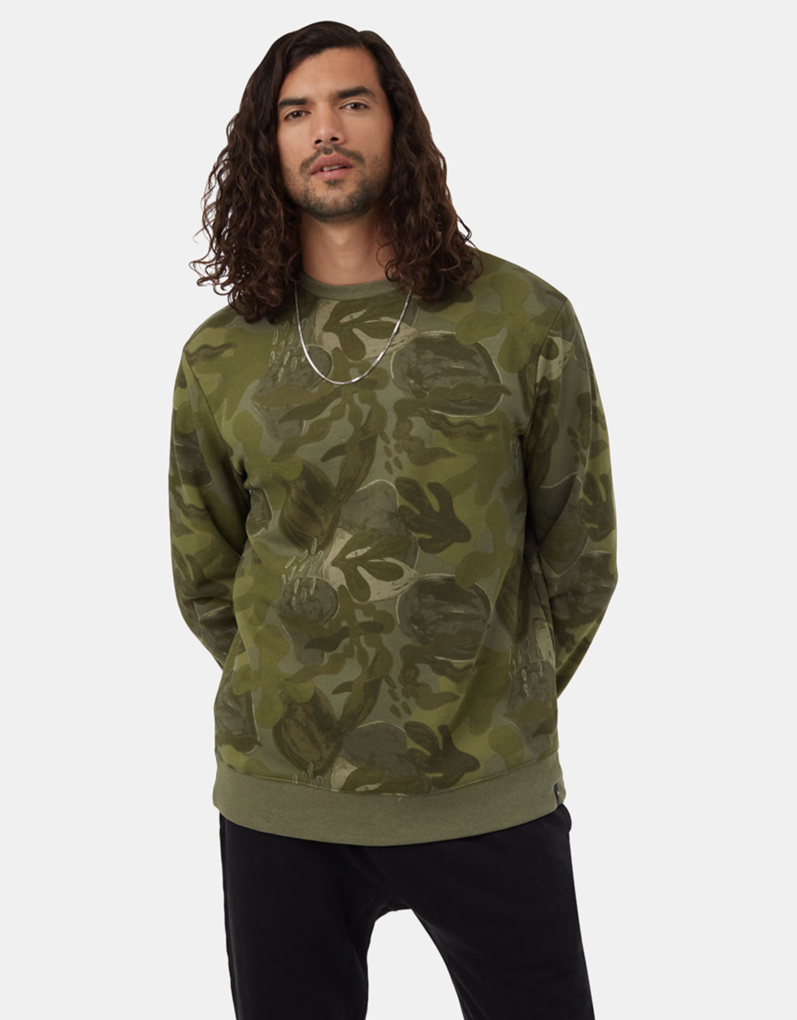tentree Abstract Kelp Crew Sweatshirt