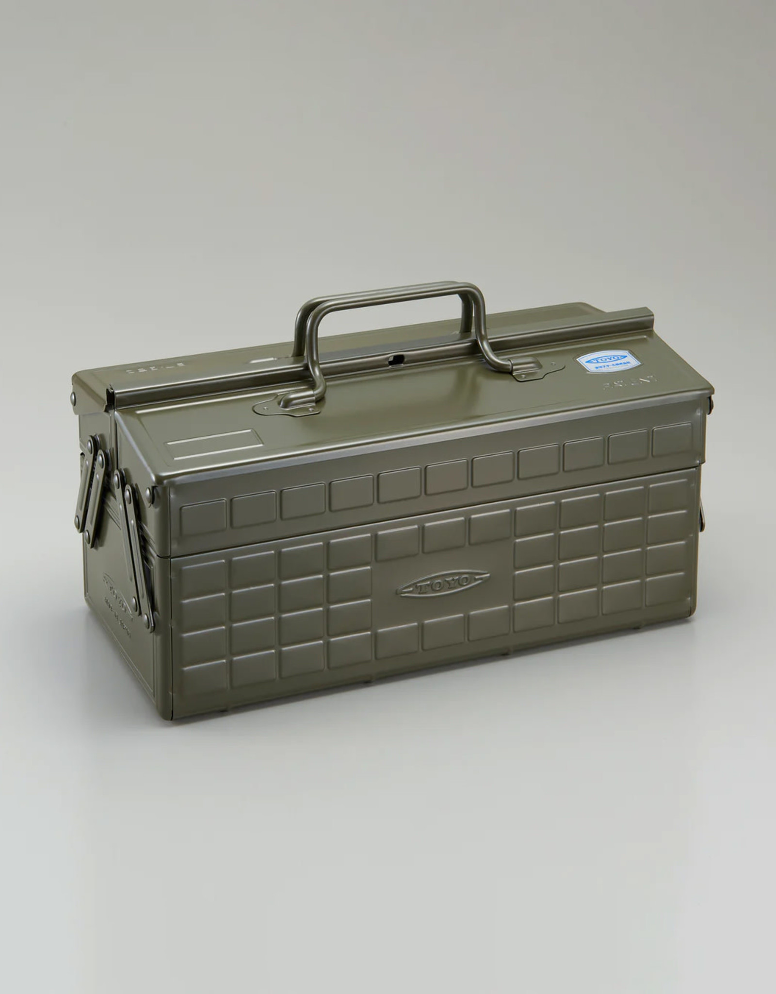 Toyo Steel Cantilever Toolbox - Military Green