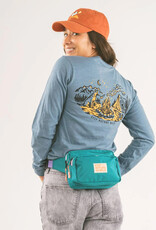 Keep Nature Wild Adventure Fanny Pack - Teal / Lavender