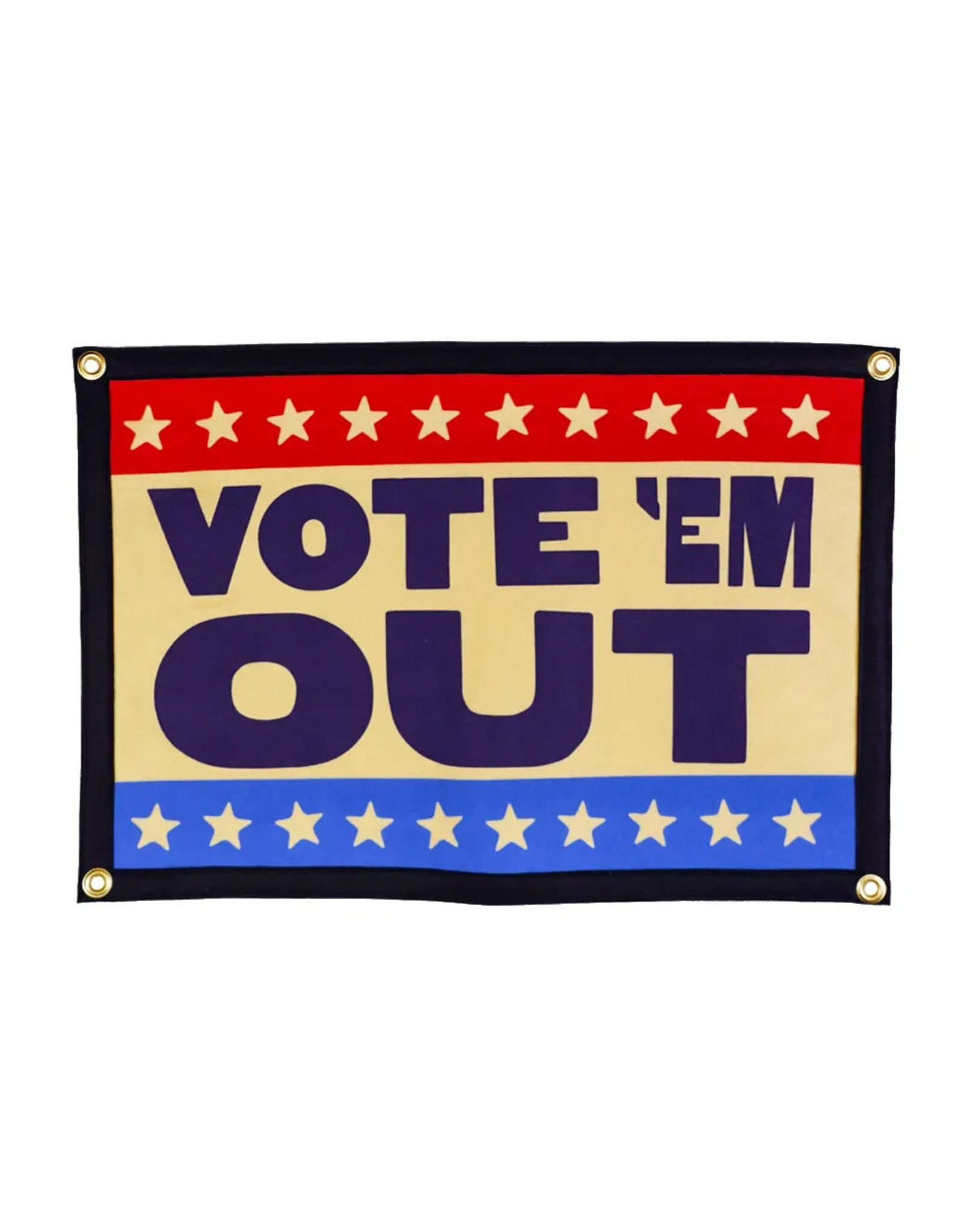 Oxford Pennant Vote 'Em Out Camp Flag