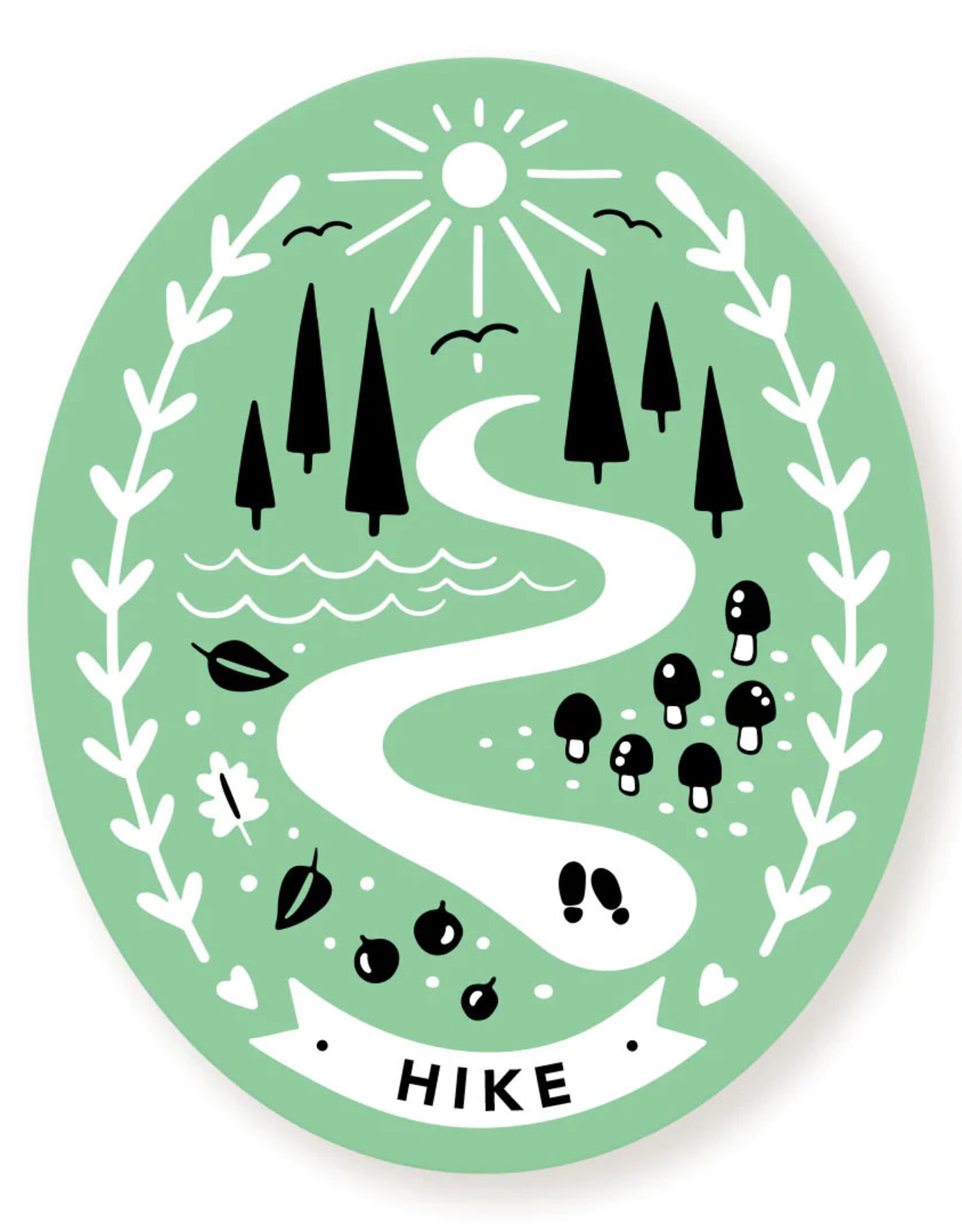 A Fink & Ink Hike Sticker