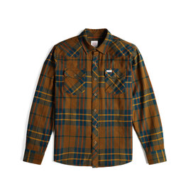 Topo Mountain Shirt - Dark Khaki Plaid