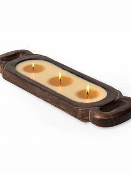 Wooden Candle Tray