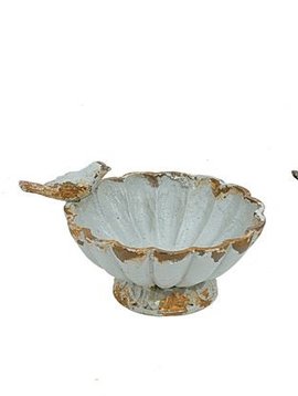 Decorative Pewter Bowl w/ Bird