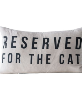 CC Reserved For the Cat Pillow