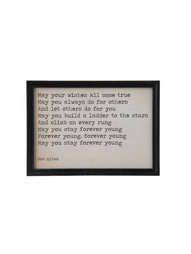 "May Your Wishes All Come True" Wall Decor