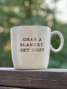 CC Stoneware Mug Fall "Grab A Blanket"