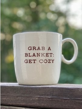 CC Stoneware Mug Fall "Grab A Blanket"