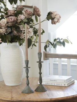 Vintage Patina Candlestick