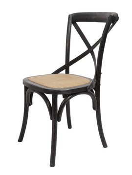 Brody X Back Side Chair - Black Wash
