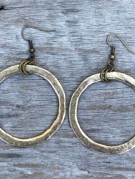 Doughnut Disc Earrings