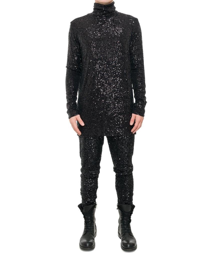 mens sequin joggers