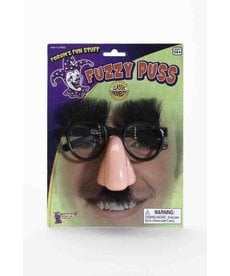 Fuzzy Puss Groucho Glasses