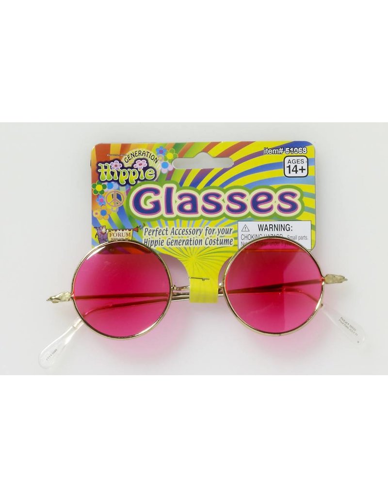 Pink Hippie Glasses