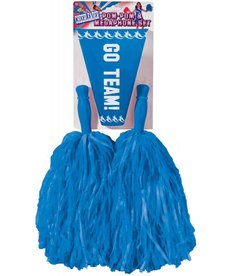Cheer Pom Poms & Megaphone: Blue