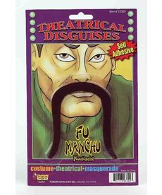 Black Fu Manchu Mustache