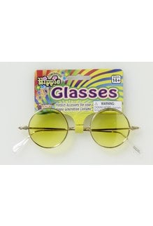 Yellow Hippie Glasses
