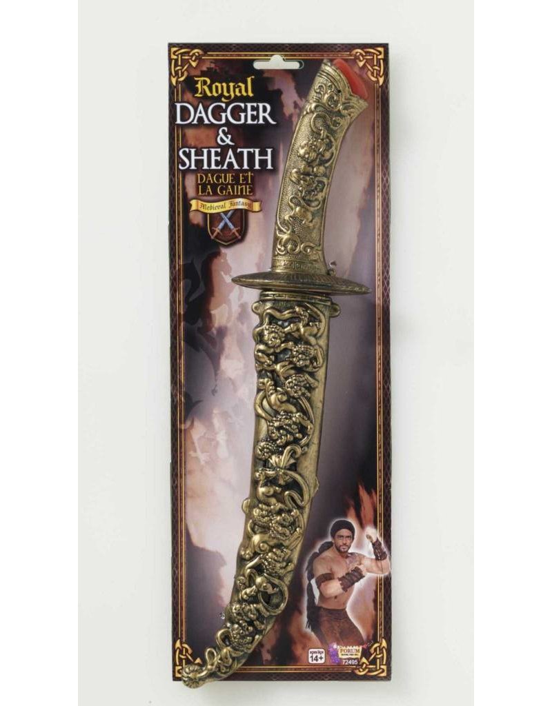 Medieval Royal Dagger & Sheath
