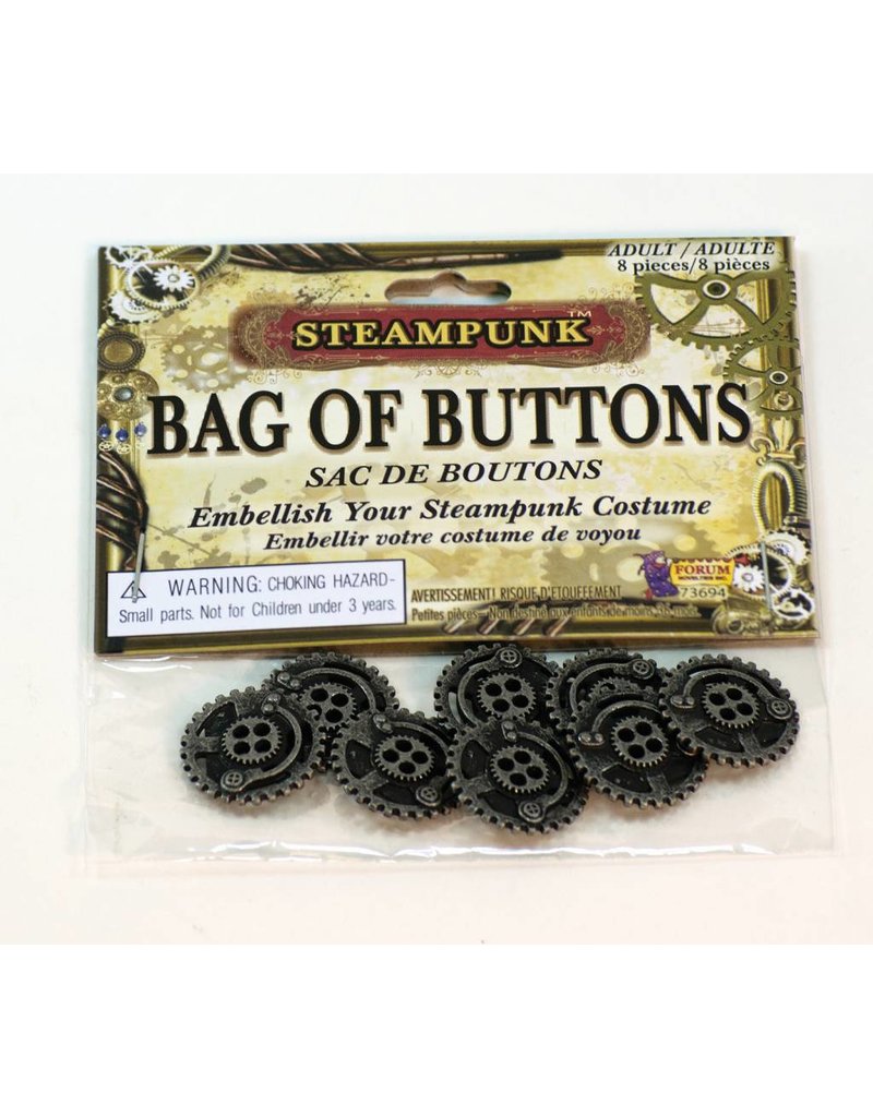 Steampunk Buttons (8pcs.)