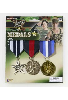 Military Medals (3 ct)