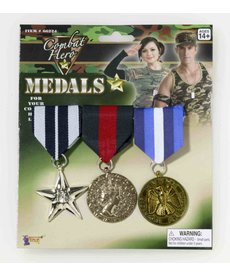 Military Medals (3 ct)