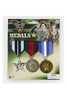 Military Medals (3 ct)