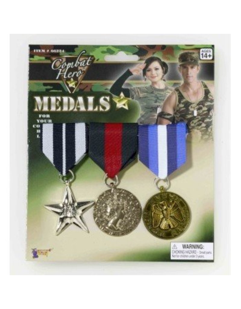 Military Medals (3 ct)