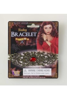 Medieval Red Ruby Stone Bracelet