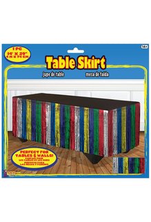 Table Skirt - Rainbow