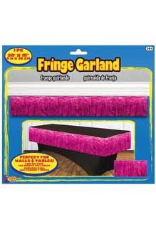 Fringe Garland - Hot Pink