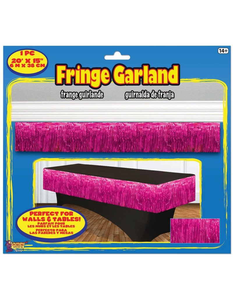 Fringe Garland - Hot Pink