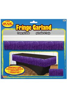 Fringe Garland - Purple