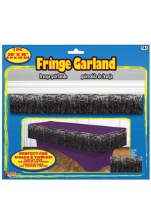 Fringe Garland - Black
