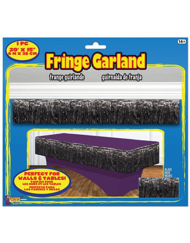 Fringe Garland - Black