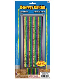 Purple/Green/Gold Doorway Curtain