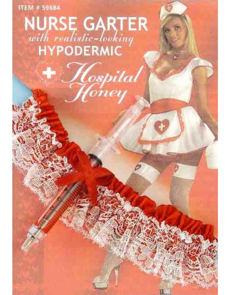 Nurse Garter with Hypodermic Needle
