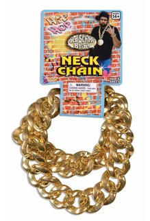 80's Big Links Neck Chain: Gold