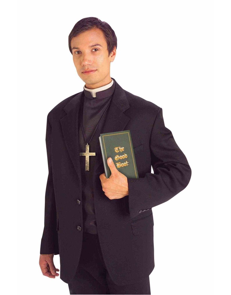 Adult Priest Shirt Front with Collar