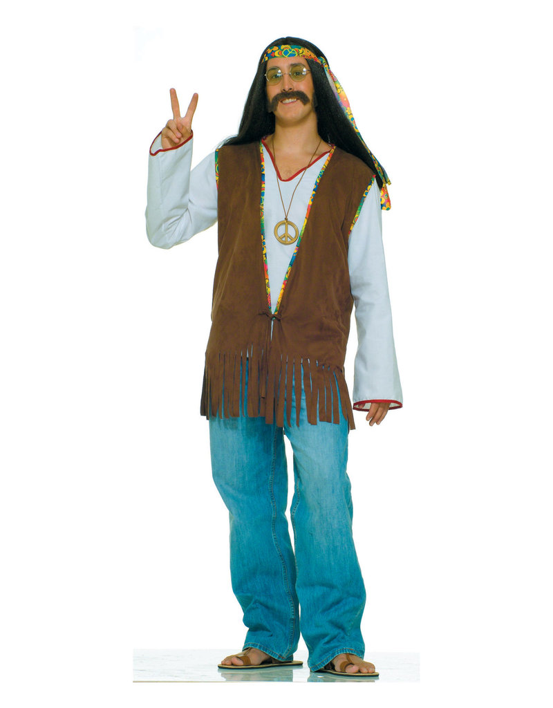 Men's Male Hippie Vest: Standard