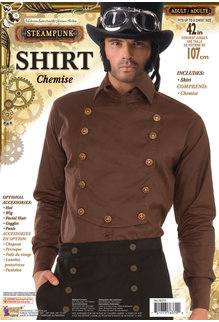 Brown Steampunk Shirt