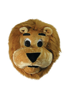 Plush Animal Mascot Head: Lion
