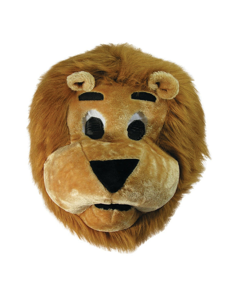 Plush Animal Mascot Head: Lion