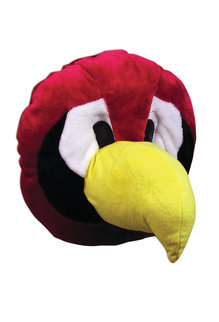 Plush Animal Mascot Head: Parrot