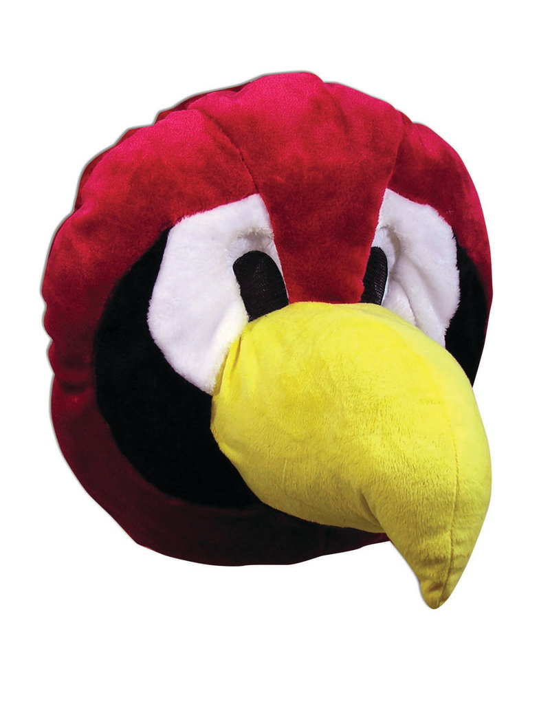 Plush Animal Mascot Head: Parrot