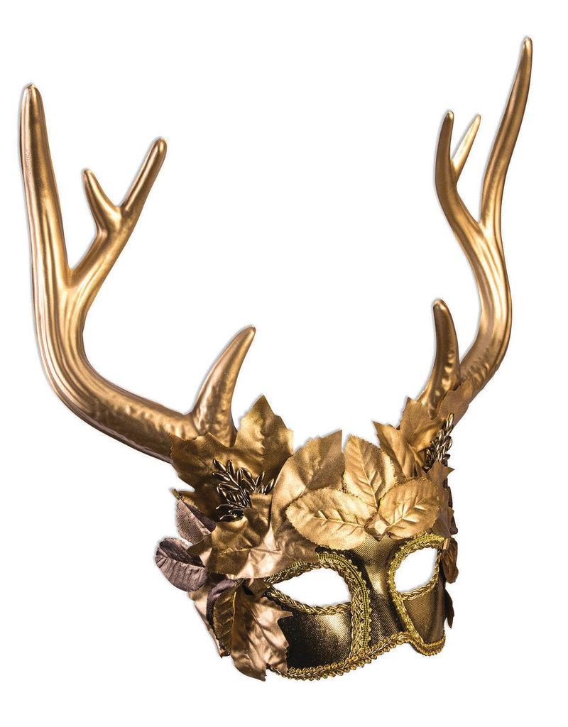 Mythical Creatures: Golden Faun Masquerade Mask