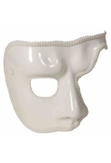 Phantom Mask with Headband: White